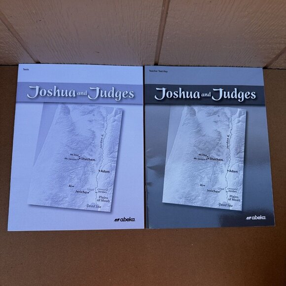 New Abeka Joshua And Judges Teacher Test Key and Tests Grade 8 Bible Homeschool - Picture 1 of 2